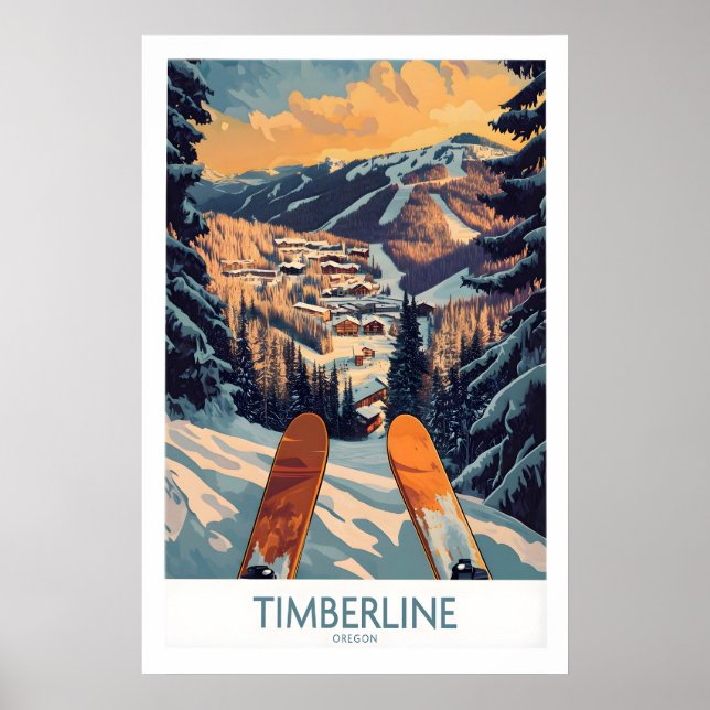 Arte de pared de Timberline - Oregon 1 (Frente)