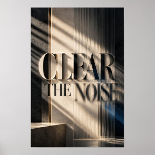 Arte de pared de tipografía oscura de lujo 'Borra