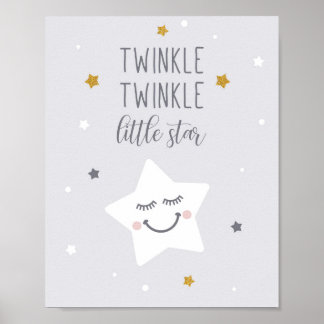 Arte de pared de Twinkle Twinkle Little Star para