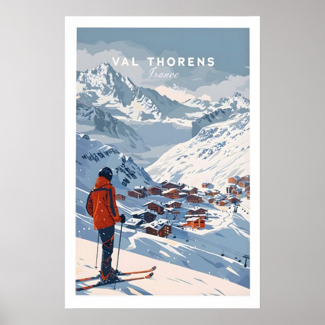 Arte de pared de Val Thorens Impresión 1 (Frente)