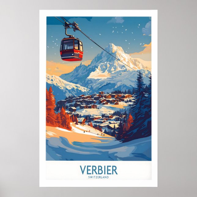 Arte de Pared de Verbier Impresión 1 (Frente)