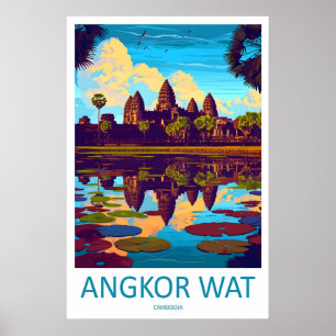 Arte de pared de viaje a Angkor Wat Impresión de A