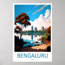 Arte de pared de viaje a Bangalore Pared de Bangal