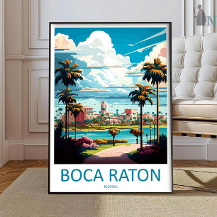 Arte de pared de viaje Boca Raton Boca Raton Pared