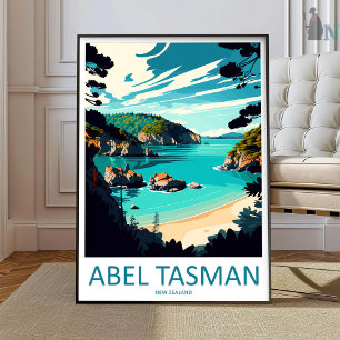 Arte de pared de viaje de Abel Tasman Pared Abel T