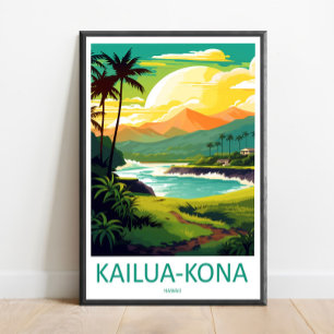 Arte de pared de viaje de Kailua-Kona Kailua-Kona