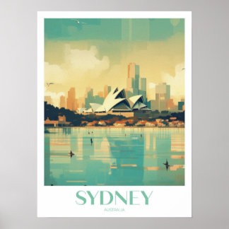 Arte de Pared de Viajes de Sídney