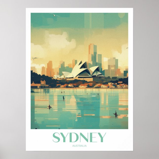 Arte de Pared de Viajes de Sídney (Frente)