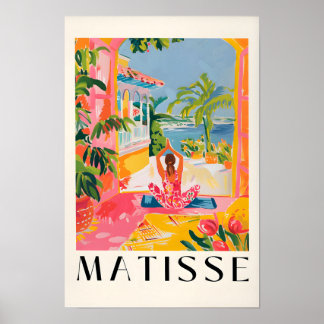 Arte de pared de yoga, decoración playera, arte de