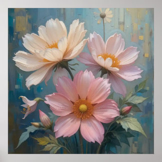 Arte de pared decorativo - Pintura de aceite flora