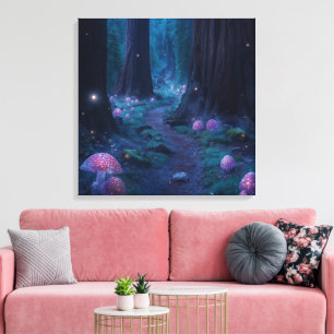 Arte de pared del camino divino: paisaje del viaje