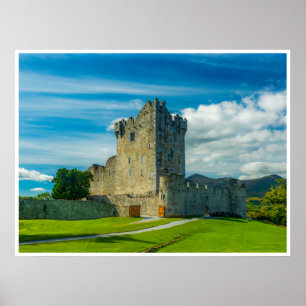 Arte de pared del castillo de Ross Killarney Imp