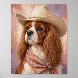 Arte de pared del Cavalier King Charles Spaniel —