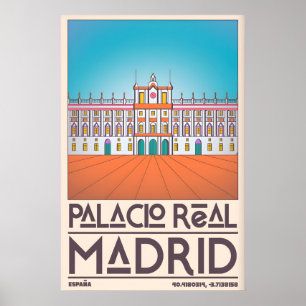 Arte de Pared del Palacio Real de Madrid - Líneas 