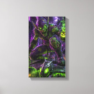 Arte de pared duende zombie de neón – Mutación de