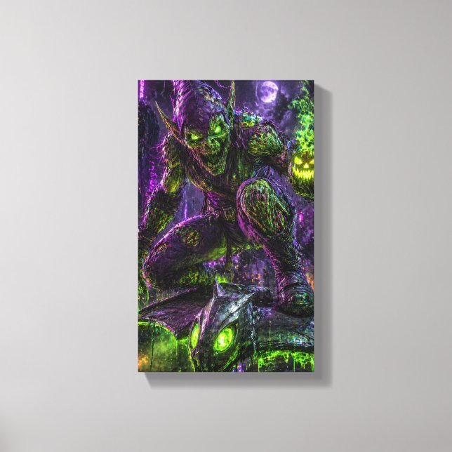 Arte de pared duende zombie de neón – Mutación de  (Anverso)