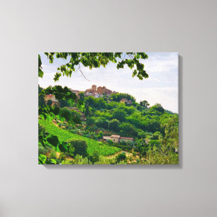 Arte de pared en Canva - Panzano en Chianti - TOSC
