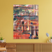 Arte de pared en lienzo abstracto