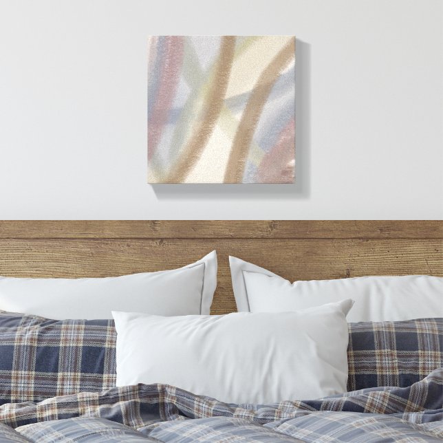 Arte de pared en lienzo abstracto (Insitu(Dormitorio))