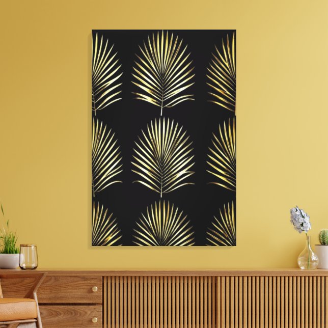 Arte de pared en lienzo con cuadrícula de sinfonía (Insitu (Sala de estar))