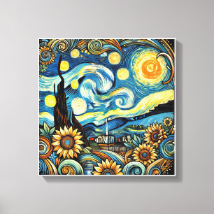 Arte de pared en lienzo de paisaje de ensueño de V