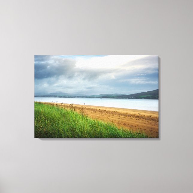Arte de pared en lienzo de Rathmullan Beach | Done (Anverso)