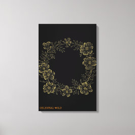 Arte de pared en lienzo Floral Flor de Bloom Etern