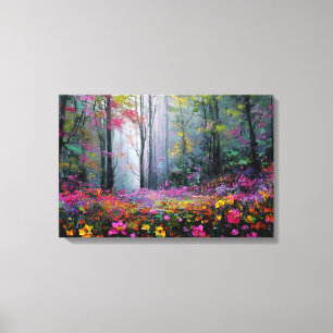 Arte de Pared Escena de Naturaleza de Flor Colorid
