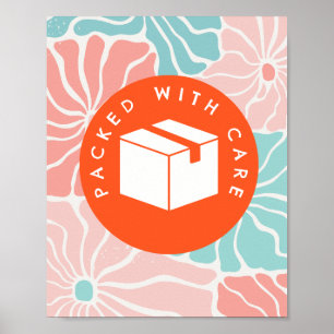 Arte de pared estético retro lindo   empaquetado c
