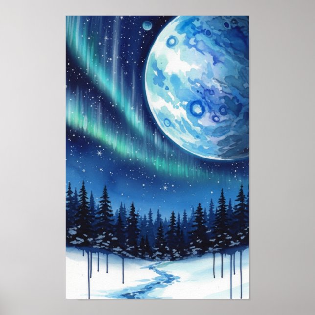 Arte de pared. Fantasía de invierno (Frente)