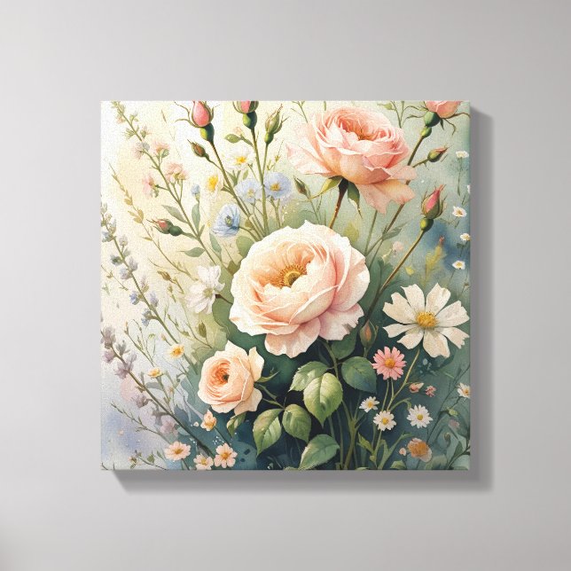 Arte de pared floral premium vintage (Anverso)