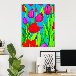 Arte de pared Flores