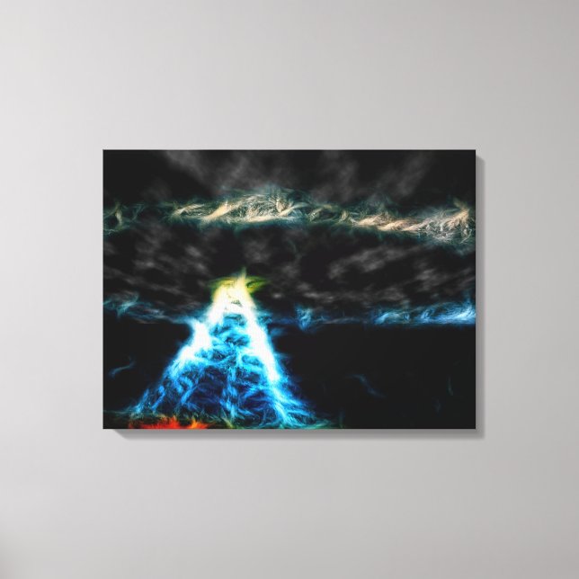 Arte de pared fractal abstracto (Anverso)