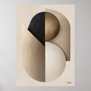 Arte de pared geométrico de lujo Art Deco Mínimo