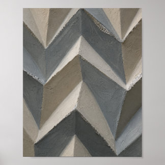 Arte de pared geométrico moderno | Gris beige neut