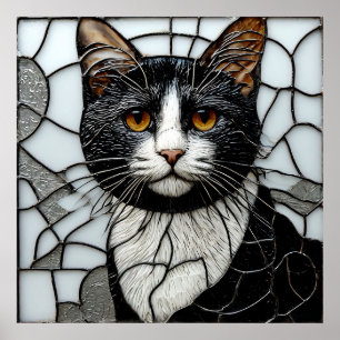 Arte de pared gótico místico de Gato Negro Resplan