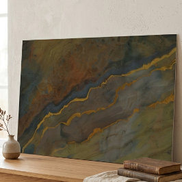 Arte de pared horizontal grande de geoda de ágata