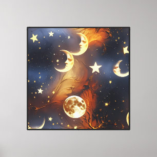 Arte de pared – Impresión celestial en lienzo nara