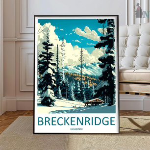 Arte de Pared Impreso de Viaje Breckenridge Brecke