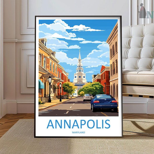 Arte de pared impreso para viajar a Annapolis Pare (Subido por el creador)
