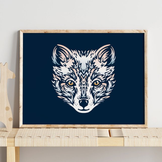 Arte de pared imprimible de Fox en el Ártico | Des (Subido por el creador)