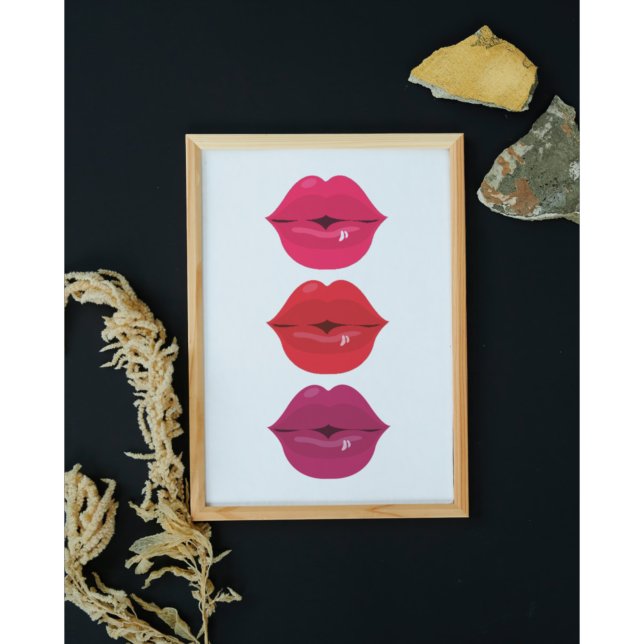 Arte De Pared Lips, Decoración De Pared Lips (Subido por el creador)