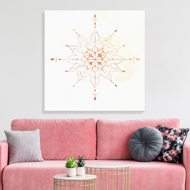 Arte de pared Mandalas Boho | Geometría Sagrada  (Insitu (Sala de estar))