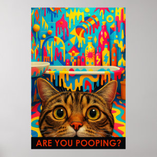 Arte de Pared Maximalista para Baños, American Sho