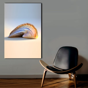Arte de pared Metalizado de conchas de plástico