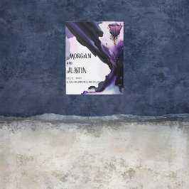 Arte de pared Metalizado Vivid Violet Rosa