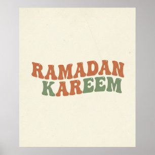 Arte de pared Modern Retro Ramadan Kareem  Boho Is