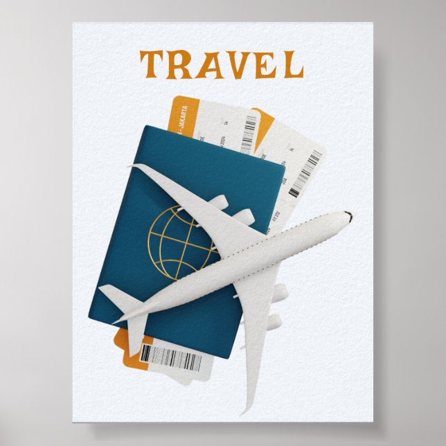 Arte de pared moderno | listo para pasaporte | pas (Frente)