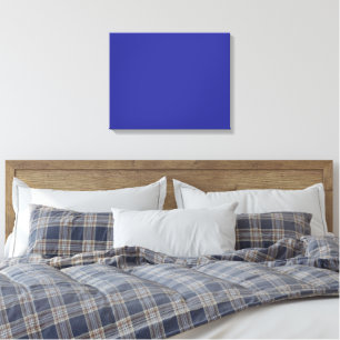 Arte de pared moderno y tranquilo de lona azul min