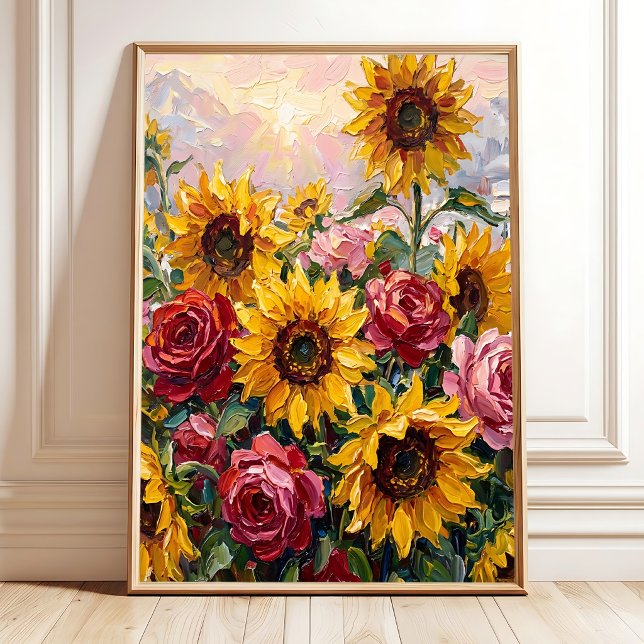 Arte de pared paisaje amanecer campo (Subido por el creador)